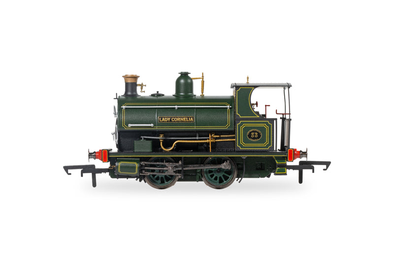 Hornby R3869 Peckett W4 'Lady Cornelia' No.33 DCC Ready OO Gauge