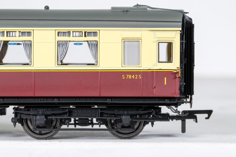 Hornby R40222 BR Maunsell Composite Dining Saloon S7842S Restaurant Car OO Gauge