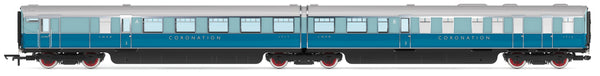 Hornby R40223 LNER Coronation Brake Third & Kitchen Third Articulated Coach Pack OO Gauge