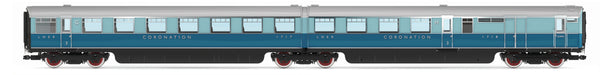 Hornby R40226 LNER Coronation Open Third & Brake Third Articulated Coach Pack OO Gauge