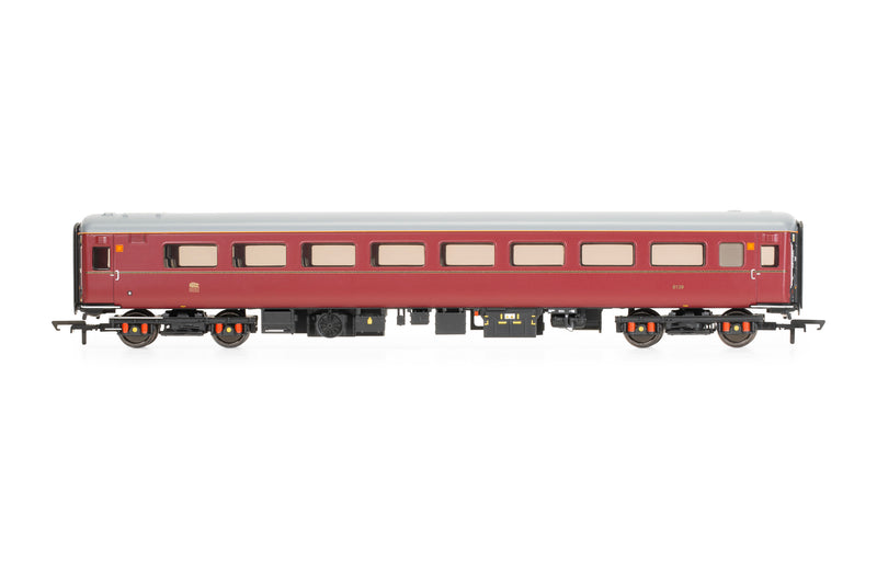 Hornby R40374 EWS 'Business Train' (Pack of 4) EWS Mk2F FO Coach No.9531, 3279, 3318,6139 Coach Pack OO Gauge