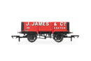 Hornby R60103 (Pack of 3) Plank Wagons 'BW & Co', 'J-James & Co', 'Newstead' OO Gauge