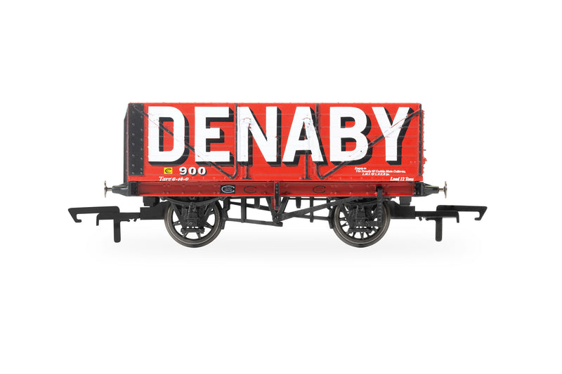 Hornby R60104 (Pack of 3) Plank Wagons 'Denaby' OO Gauge