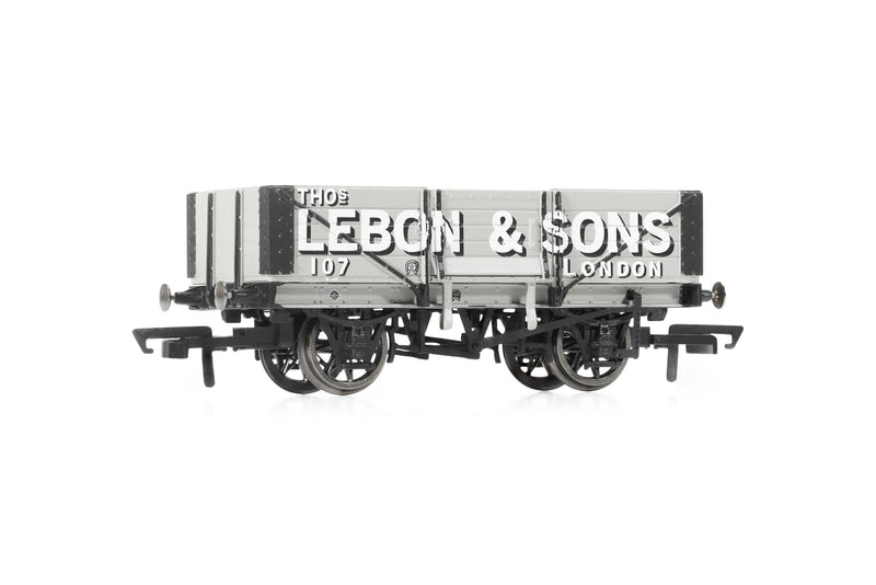 Hornby R60116 (Pack of 3) Plank Wagons 'Houghton', 'Thos Lebon', 'Settle Speakman' OO Gauge