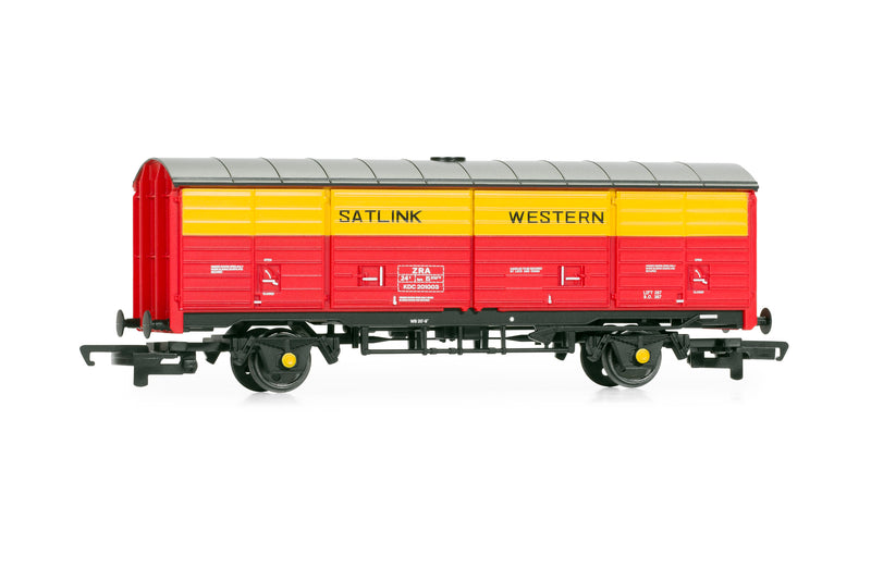 Hornby R60229 Satlink Western 45T ZRA Van 'KDC 201003' OO Gauge