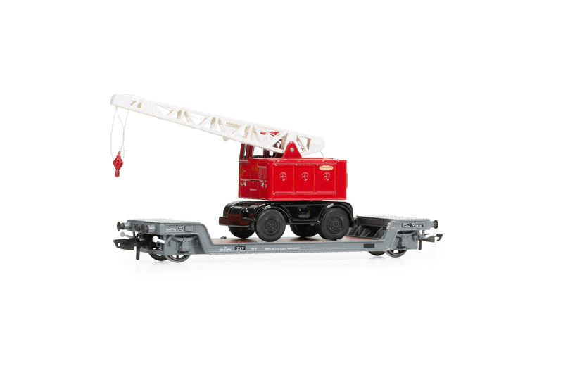 Hornby R60238 BR Machinery Truck Loriot Y No.41990 & BR Coles Crane OO Gauge