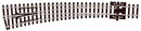 Peco Streamline SL-387 Curved Left Hand Turnout Insulfrog Code 80 N Gauge