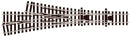 Peco Streamline SL-E399F Asymmetric 3 Way Turnout Electrofrog Code 55 N Gauge