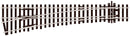 Peco Streamline SL-96 Medium Radius Left Hand Point Insulfrog Code 100 OO Gauge