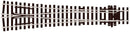Peco Streamline SL-E98 Large Radius Y turnout Electrofrog Code 100 OO Gauge