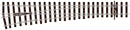 Peco Streamline SL-U1189 Left Hand Large Radius Turnout Unifrog"Bullhead" Code 75 OO Gauge