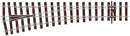 Peco Streamline SL-U1196 Left Hand Medium Radius Turnout Unifrog "Bullhead" Code 75 OO Gauge