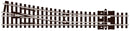 Peco Streamline SL-U395F Medium Radius Right Hand Turnout Unifrog Code 55 N Gauge