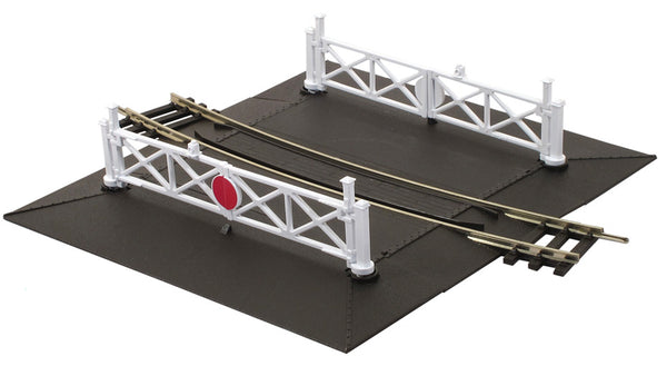 Peco Setrack ST-261 2nd Radius Level Crossing Unit With Gates OO Gauge