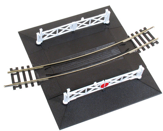 Peco Setrack ST-263 3rd Radius Level Crossing Unit With Gates OO Gauge