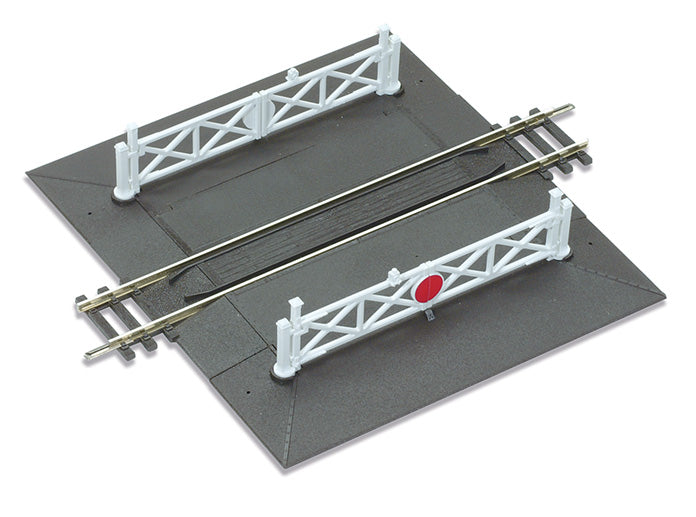 Peco Setrack ST-268 Straight Level Crossing Unit with Gates OO Gauge