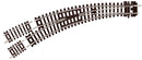 Peco Setrack ST-45 Left Hand Curved Turnout N Gauge