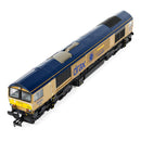 Hornby R30461 Class 66 GBRF Drax (Gold) 'Drax Power Station' No. 66301 (Railroad) DCC Ready, OO Gauge