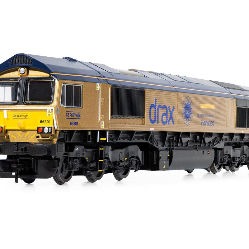 Hornby R30461 Class 66 GBRF Drax (Gold) 'Drax Power Station' No. 66301