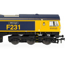 Hornby Railroad R30534 Class 66 No. 66775 "HMS Argyll" GBRF, DCC Ready, OO Gauge
