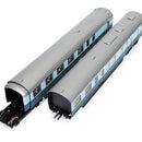 Hornby R40477 LNER West Riding Limited Brake Third & Kitchen Third Articulated Coaches, OO Gauge