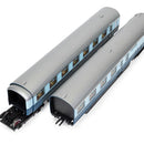 Hornby R40480 LNER West Riding Limited Brake Open Third & Brake Third Articulated Coaches, OO Gauge