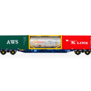 Hornby TT6030 TOUAX KFA Container Wagon with 3x20' Containers (TT:120)