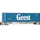 Hornby TT6033 TOUAX Sffgmss IFA Wagon with 45T Container 'Geest' (TT:120)
