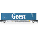 Hornby TT6033 TOUAX Sffgmss IFA Wagon with 45T Container 'Geest' (TT:120)