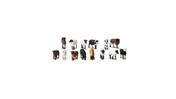 Woodland Scenics A1964 Scenic Accents, Flock of Sheep. HO/OO Figures