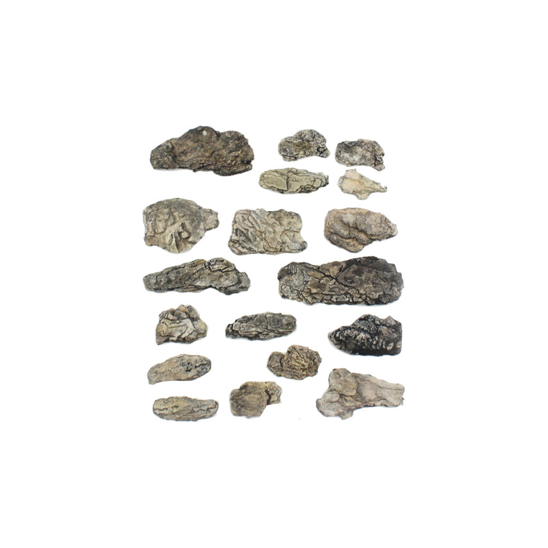 Woodland Scenics C1140 Ready Rocks "Surface" 18 Pieces