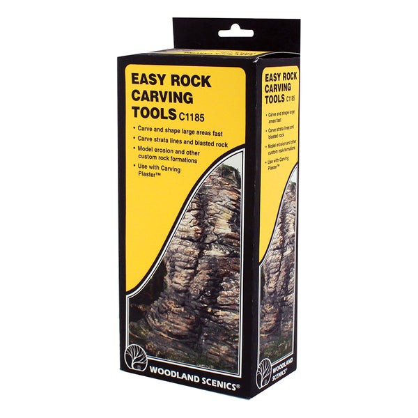 Woodland Scenics C1185 Easy Rock Carving Tools 3 Piece set