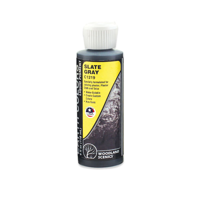 Woodland Scenic C1219 Earth Colours Liquid Pigment, Slate Grey, 118 ml