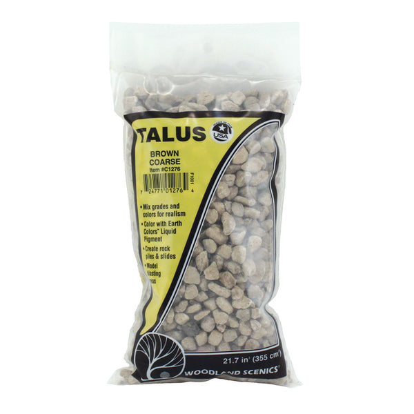 Woodland Scenics C1276 Talus, Coarse, Brown