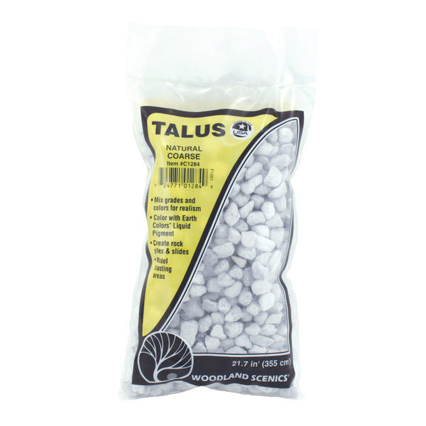 Woodland Scenics C1284 Talus, Coarse, Natural (light Grey)