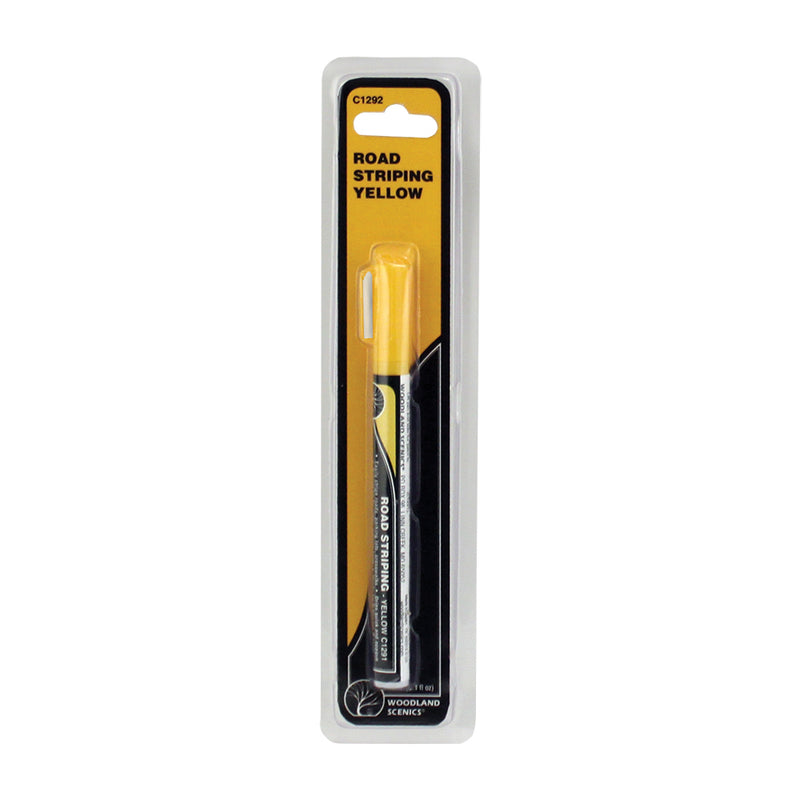 Woodland Scenics C1292 Road Striping Pen, Yellow