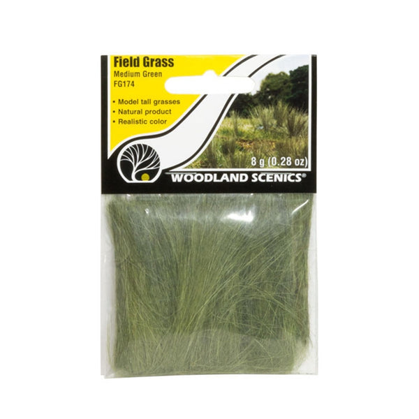 Woodland Scenics FG174 Field Grass, Medium Green