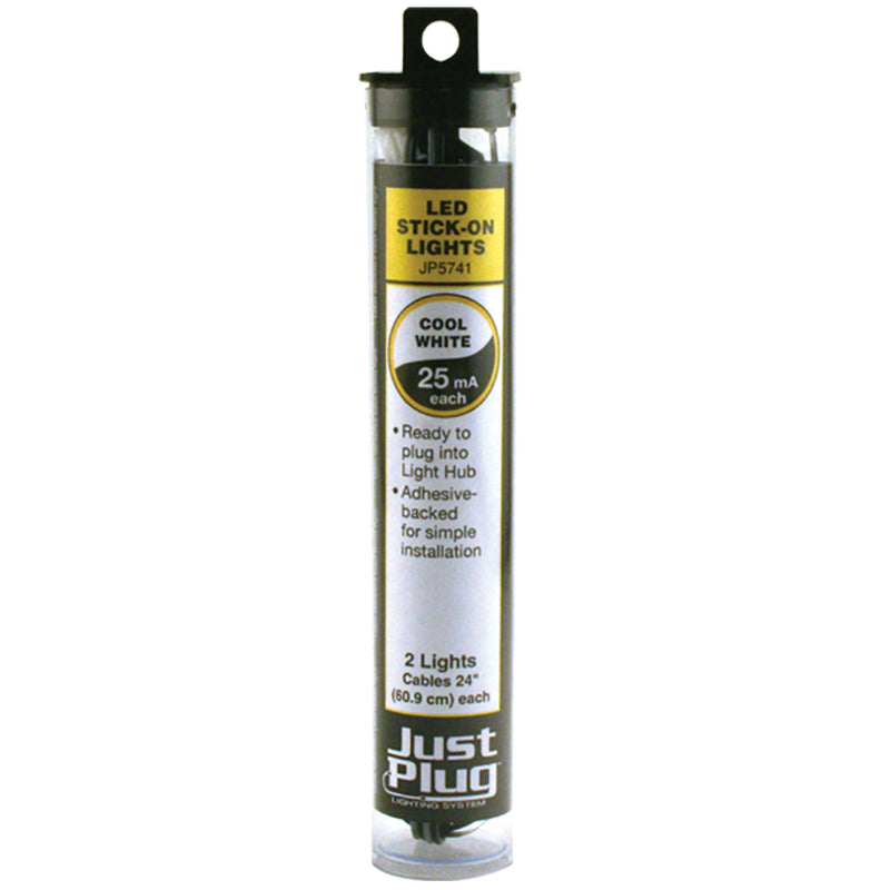 Woodland Scenics JP5741 Just Plug LED Stick-on Lights Cool White 25mA