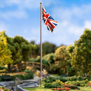 Woodland Scenics JP5959 Just Plug Lighting Union Jack Flag Pole Plus Small Spotlight OO/HO