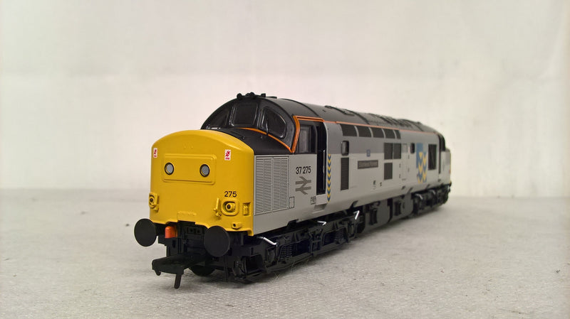 Bachmann 32-778RJ Class 37/0 37275 'Stainless Pioneer' BR Railfreight Metals Sector Regional Exclusive Model DCC Ready OO Gauge *Pre-Owned*