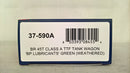 Bachmann 37-590A BR 45T Class A TTF Tank Wagon 'BP Lubricants Green' (Weathered) OO Gauge