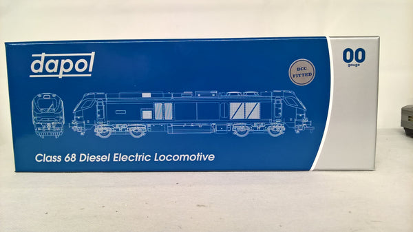 Dapol 4D-022-023S Class 68 "Pride of the North" 68006 DRS/NTS Green DCC Sound Fitted OO Gauge