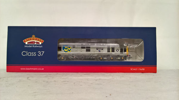 Bachmann 32-381S Class 37/5 37-507 "Hartlepool Pipe mill" Triple Grey Produced Exclusively For Rail Express DCC Ready OO Gauge (Pre-owned)