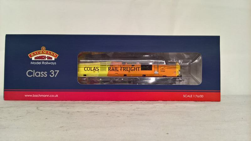 Bachmann 32-789 Class 37/0 37099 "Meal Evans" Colas DCC Ready OO Gauge (Pre-owned)