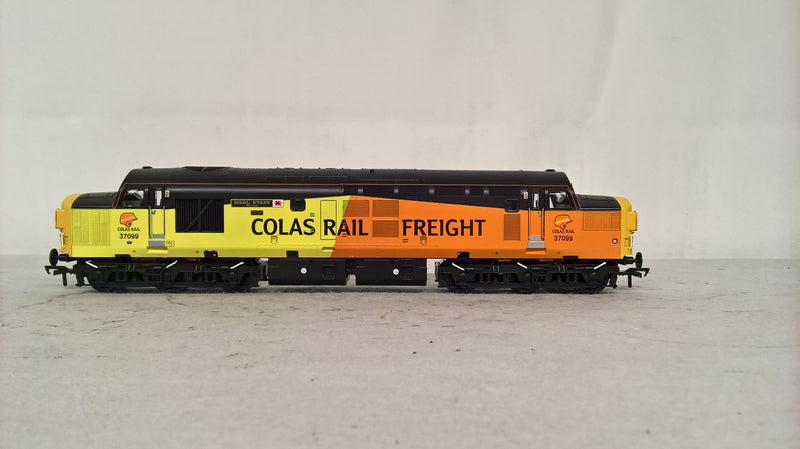 Bachmann 32-789 Class 37/0 37099 "Meal Evans" Colas DCC Ready OO Gauge (Pre-owned)