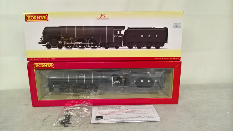 Hornby R30126 LNER Class W1 Hush Hush No. 10000 DCC Ready OO Gauge (Pre-owned)