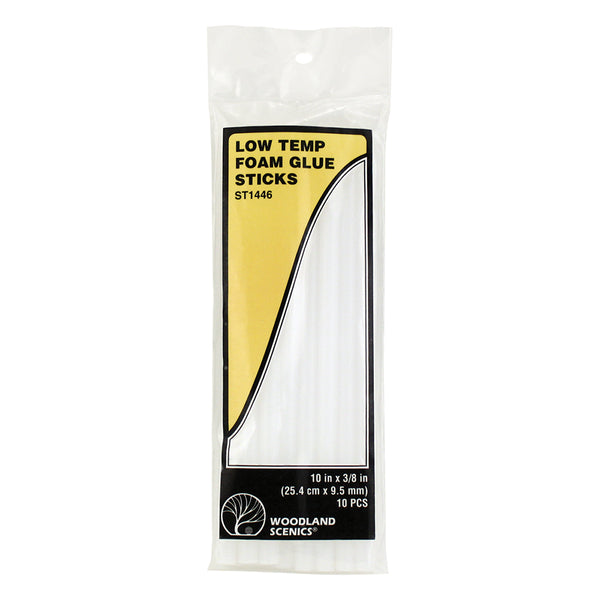 Woodland Scenics ST1446 Low Temp Foam Glue Sticks, 10 pieces