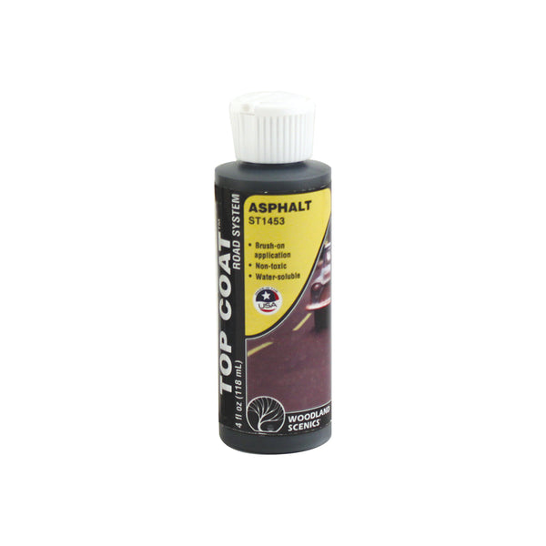 Woodland Scenics ST1453 Top Coat, Asphalt, 118ml