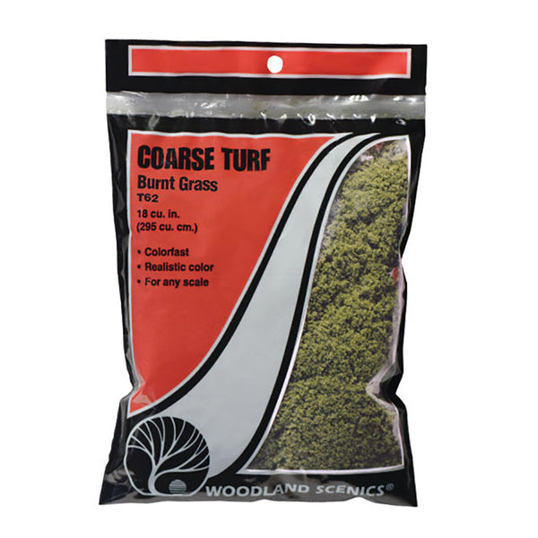 Woodland Scenics T62 Coarse Turf, Burnt Grass, Bag