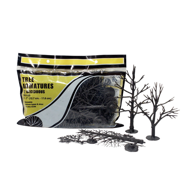 Woodland Scenics TR1123 Tree Armatures, 12 Deciduous